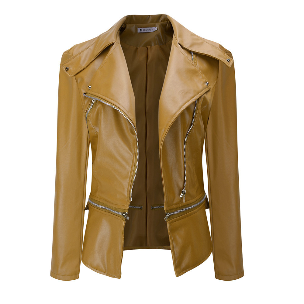 Veste cuir femme en PU - Ref 3447368 Image 8