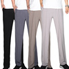 summer man Casual pants Borneol trousers cool and refreshing Middle and old age Straight trousers Solid Trend Daddy Pants