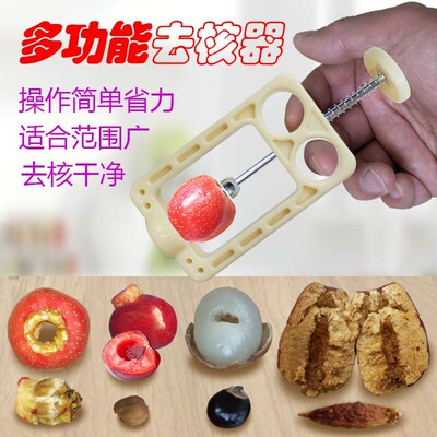 家用红枣推式去核器樱桃车厘子去仔器加大号按压式水果取核工具|ru