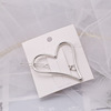 Sophisticated hair accessory, metal pin, hairgrip, European style, simple and elegant design