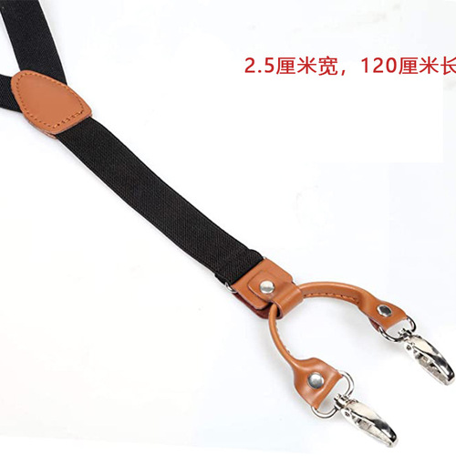 Stage performance England style 2.5 cm jeans tied to buckle straps clamp 4 y suit adult shirt overalls shoulder suspenders dance pants strap for man