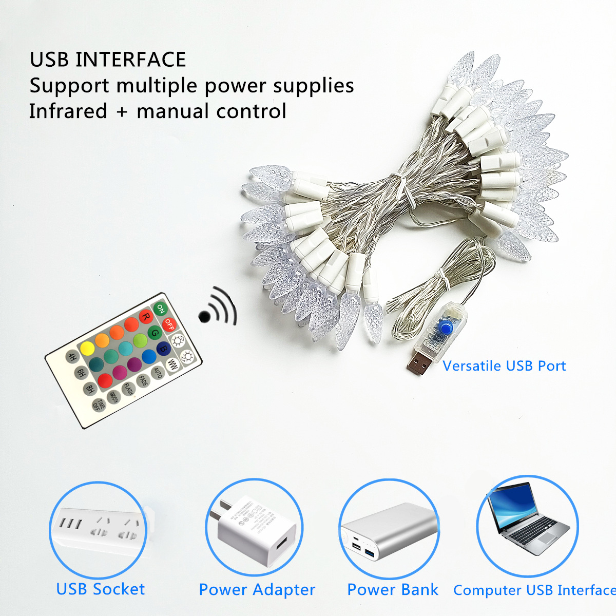 C6 LED Lights String