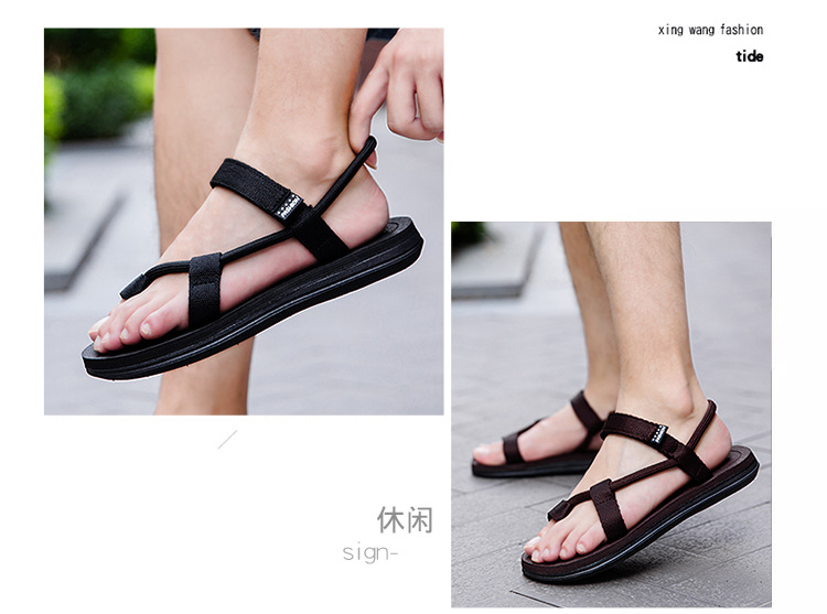 New summer slippers men's hot couple beach shoes Korean version casual two-use men's Vietnamese sandals foreign trade 2 undefined
