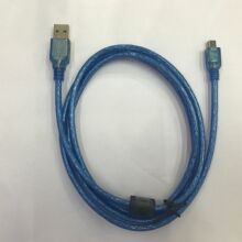 USB线厂家直销纯铜1.5米MINI USB数据线 USB公对T形口 USBA对5P线