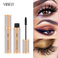 VIBELY Cross-Border Shining Diamond Crushed Eyeliner Waterproof Lengthening Thickening No Smudging Curling Long Eyelashes