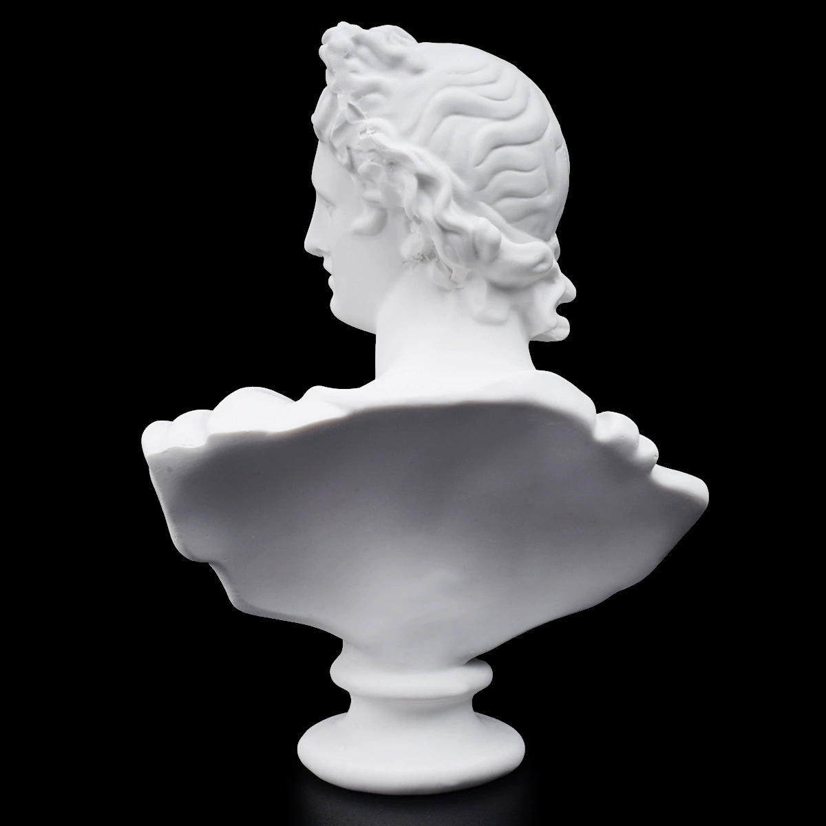 Известняковая гипсовая статуя художественная быстрая зарисовка скетч plaster похожий домашний декоративный орнамент фигура как Аполлон