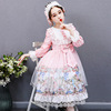 Autumn dress, children's small princess costume, Japanese cute girl's skirt, 2023, Lolita style, children's clothing