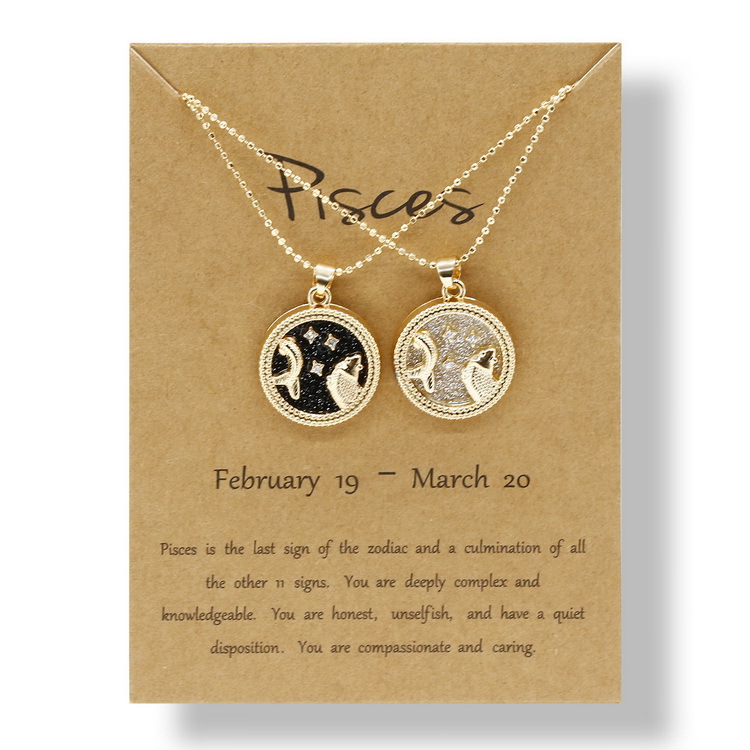 Fashion Constellation Alloy Plating Womenu0027S Pendant Necklace 1 Piece