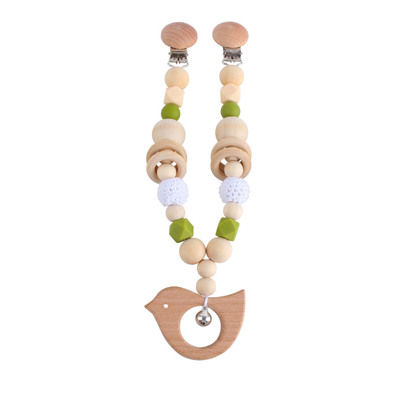 DIY juguete sonajero cuna cochecito coche adornos bebé chupete cadena teether palo Amazon nuevo