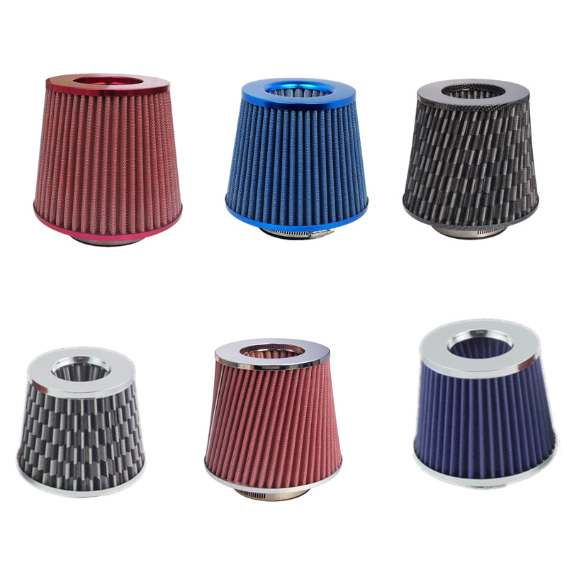 汽车改装空气滤芯04款大流量进气冬菇头 蘑菇头空滤 汽车空滤76MM