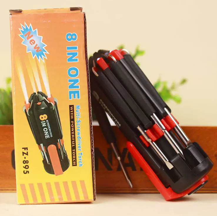 Universal screwdriver, tools set, 6 pieces