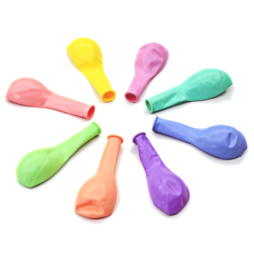 Xiaohongshu's same style 5-inch macaron latex balloon baby birthday party supplies Internet celebrity round floating balloon