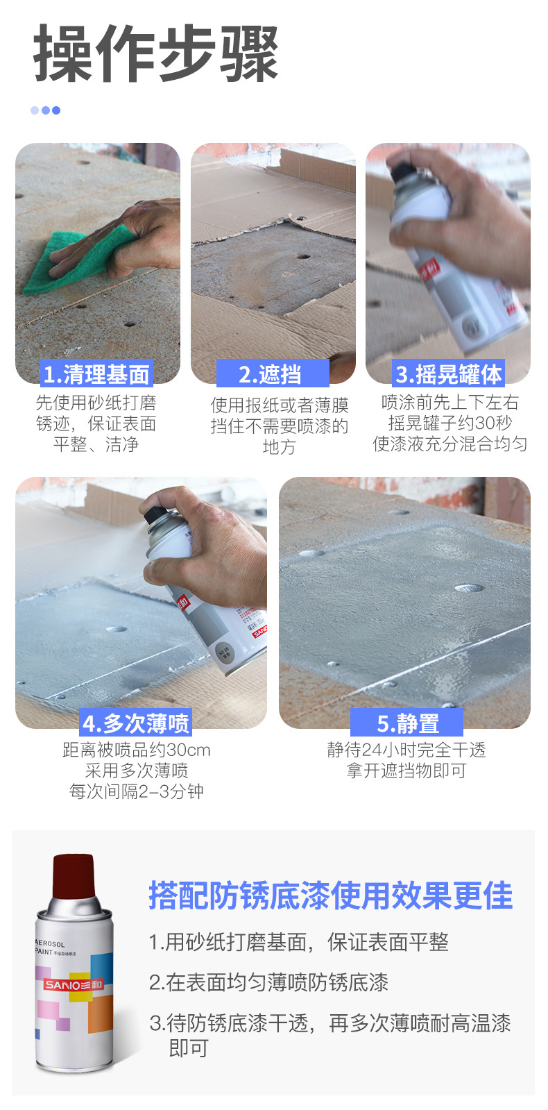 Sanhe High Temperature Resistant Painting Hand-cranked Automatic Painting Caliper Painting Car Wheel Hub Modification Color Change Renovation Paint Temperature Resistance