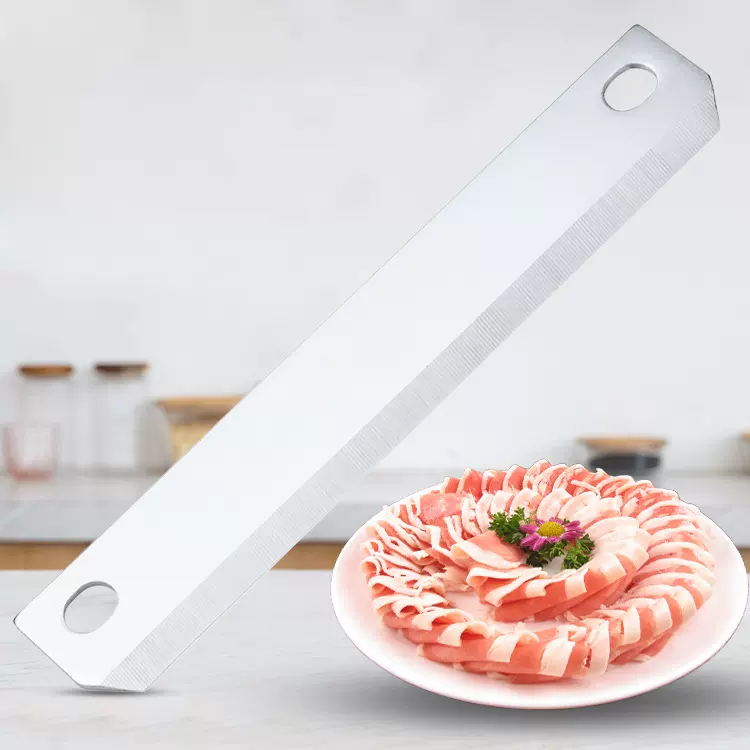 170火锅切肉刀不锈钢食品机用刀片多用牛肉切片刀片五金配件