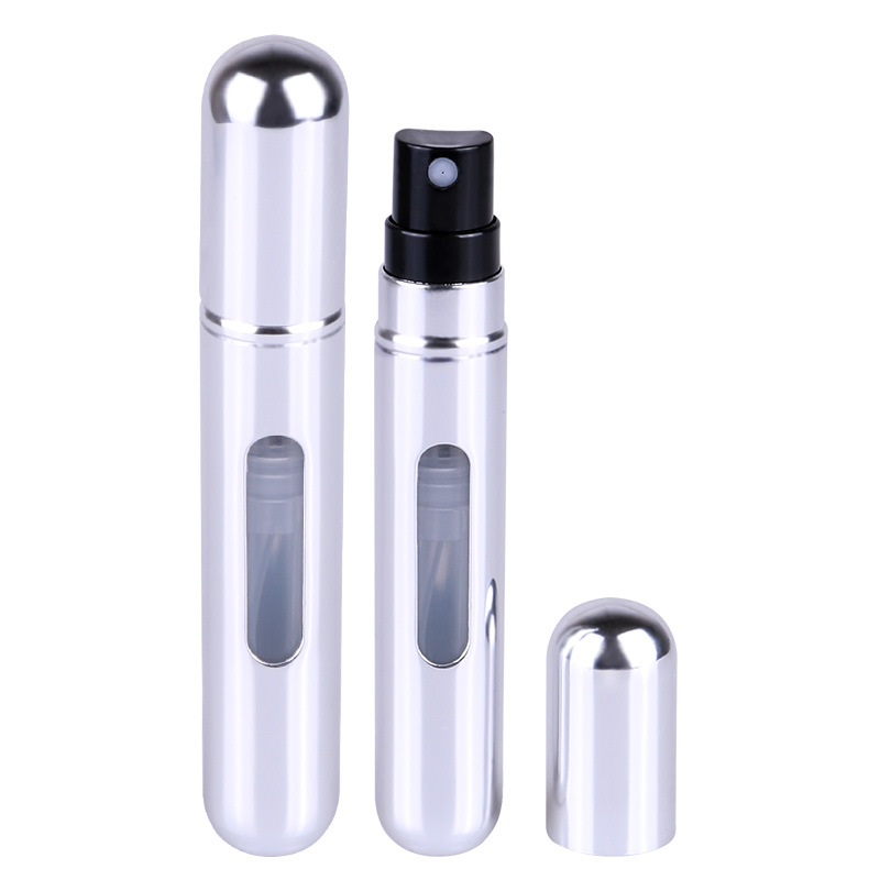 8ml de perfume sub-botella de llenado inferior redonda botella de spray de lápiz labial portátil de viaje Ciclo de alta gama