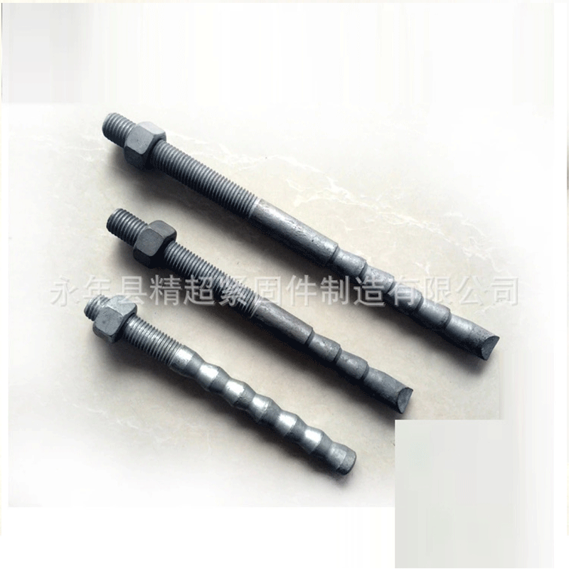 厂家批发 特殊倒锥形定型化学锚栓 桥梁用热镀锌定型化学锚栓