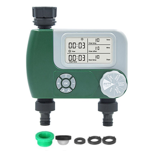 Cross-border outdoor landscape intelligent sprinkler system dual-channel controller agricultural irrigation timer mist watering device