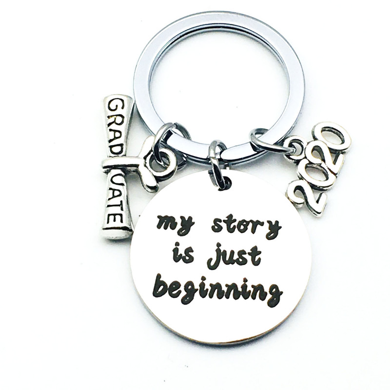 2022 Graduation Festival Gift my story is just beginning Graduation Festival Gift Keychain