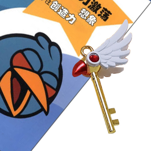 Cardcaptor Sakura Creative Magic Wand Keychain Cute Keychain Pendant Variety Sakura Anime Pendant Pendant