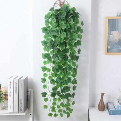 simulation Scindapsus Chlorophytum Wall hanging decorate simulation Rattan Evergreen Scindapsus Begonia Green plant Wall Wall hangings