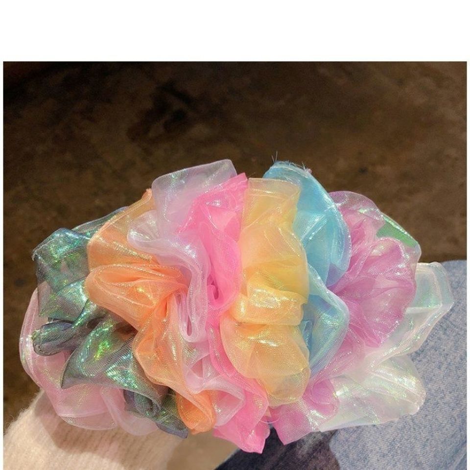Daily Occasion Simple Style Women's Solid Color Gauze Hair Tie