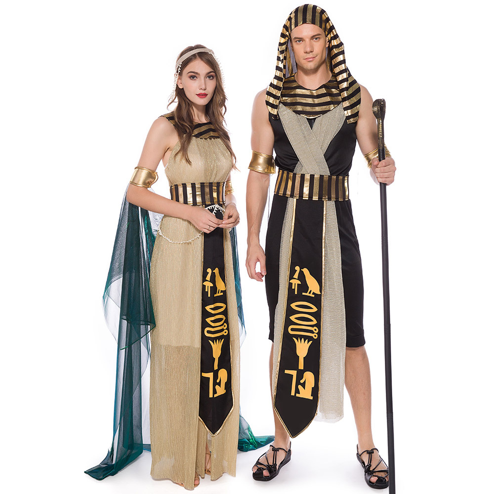 cosplay万圣节女装 化装舞会埃及法老艳后服装 古罗马王子戏剧服