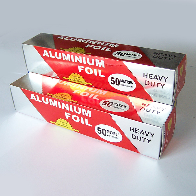 锡纸 铝箔卷 食品级烧烤铝箔纸 烤鱼烘焙铝箔纸LOGO定制 量大价优