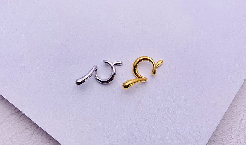 1 Piece Novelty Irregular Plating Copper Ear Cuffs display picture 6
