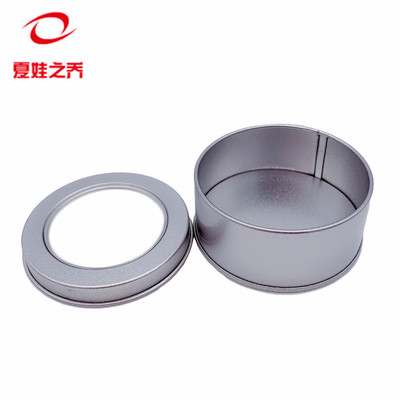 铁盒定制 圆形金属礼盒65*25马口铁罐 胸针纽扣包装铁盒可印logo|ms