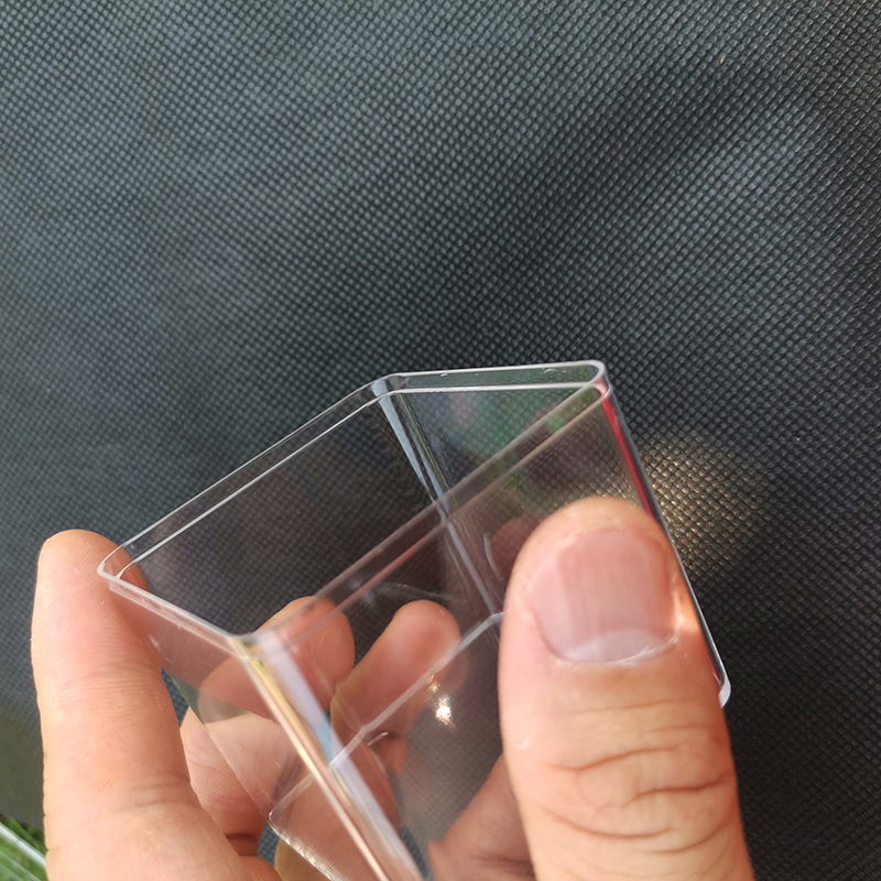 5,5 cm caja cuadrada de esquina redonda PS caja de plástico transparente caja cuadrada caja de dulces de embalaje de alimentos con tapa caja de caramelo de plástico