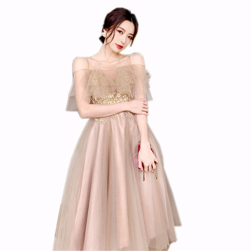 Robe de soirée Bridesmaid Costume Fairy evening party Dress 