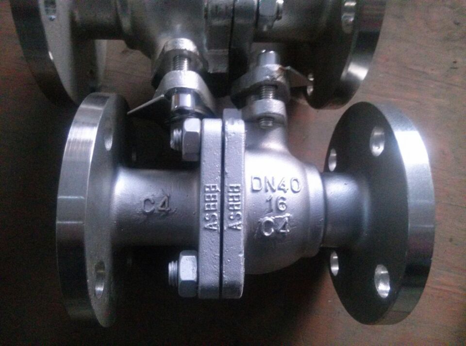 304不锈钢阀门 法兰气动球阀 Q41F-16P手动法兰球阀批发法兰阀门