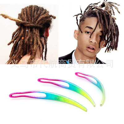 假发脏辫金属钩针编织工具套装Dreadlocks Interlock Needle Tool|ru