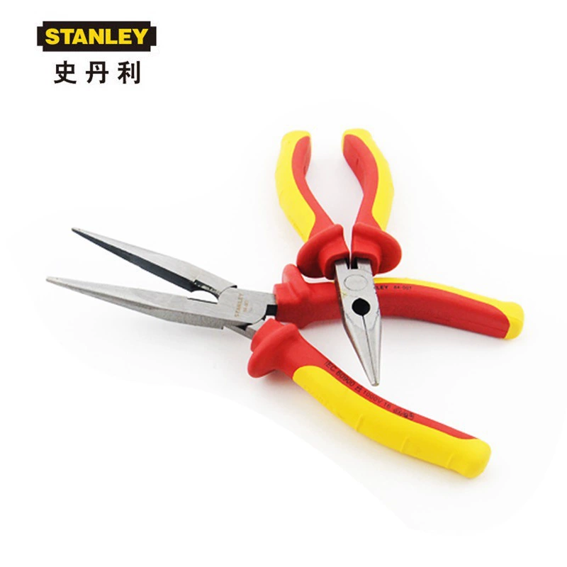 STANLEY/STANLEY 6-дюймовые плоскогубцы для электрика 84-006-23fatmax Изолированные плоскогубцы 200 мм с заостренным носом