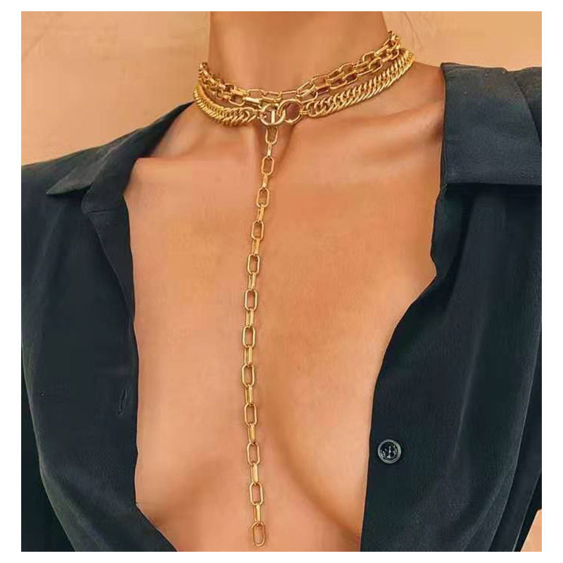 Bijoux De Mode Style Simple Mode Tendance Douce Collier Multicouches En Gros Nihaojewelry display picture 2