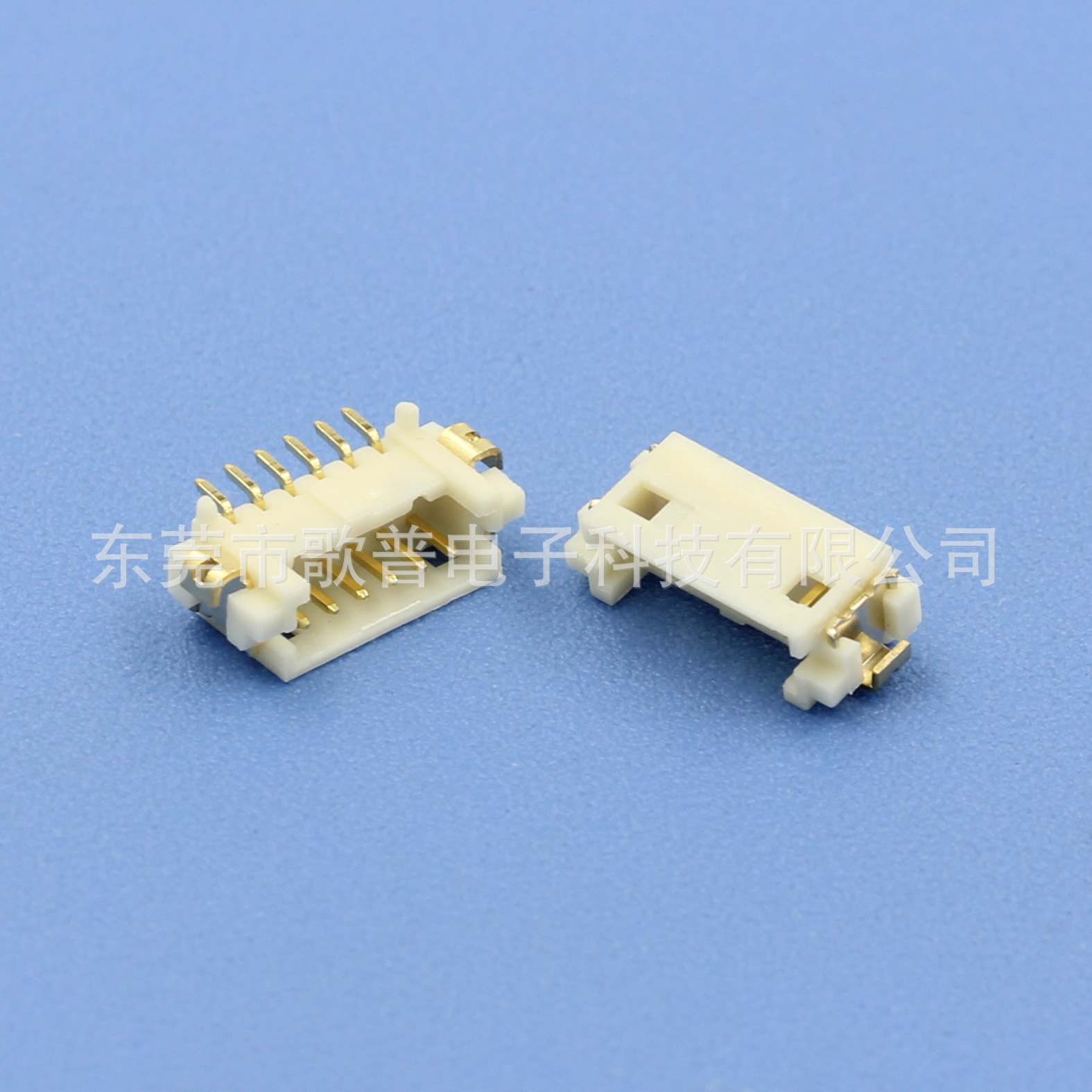 台湾歌普1.25间距单排针座胶壳端子 1.25mm SMT立贴 台资工厂直销