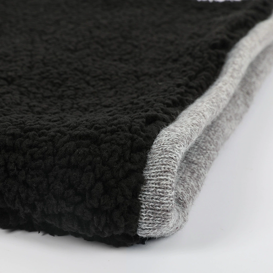 Men's winter knitted fashionable keep warm fleece scarf, increased thickness