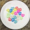 Japanese cute shiny resin heart-shaped heart shaped with accessories, earrings, hair accessory, handmade