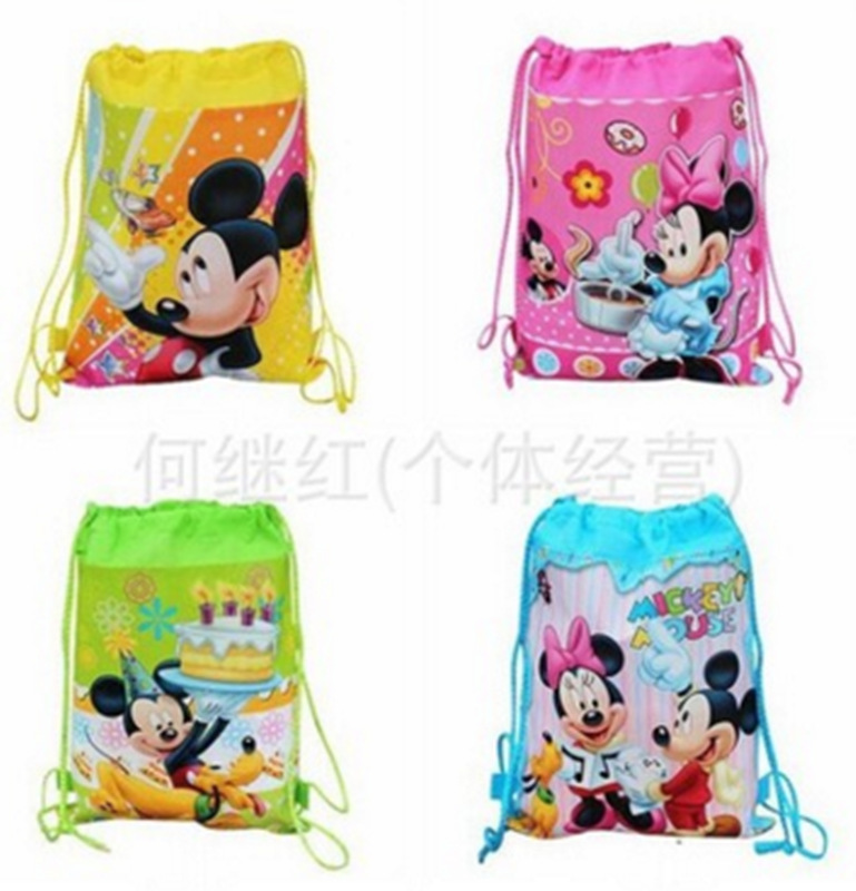 Mickey and Minnie drawstring bag foreign...