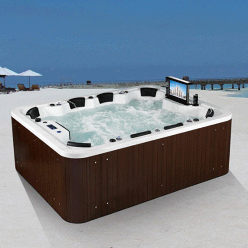 Factory direct supply acrylic independent outdoor bathtub SPA massage pool SPA large pool surf tub