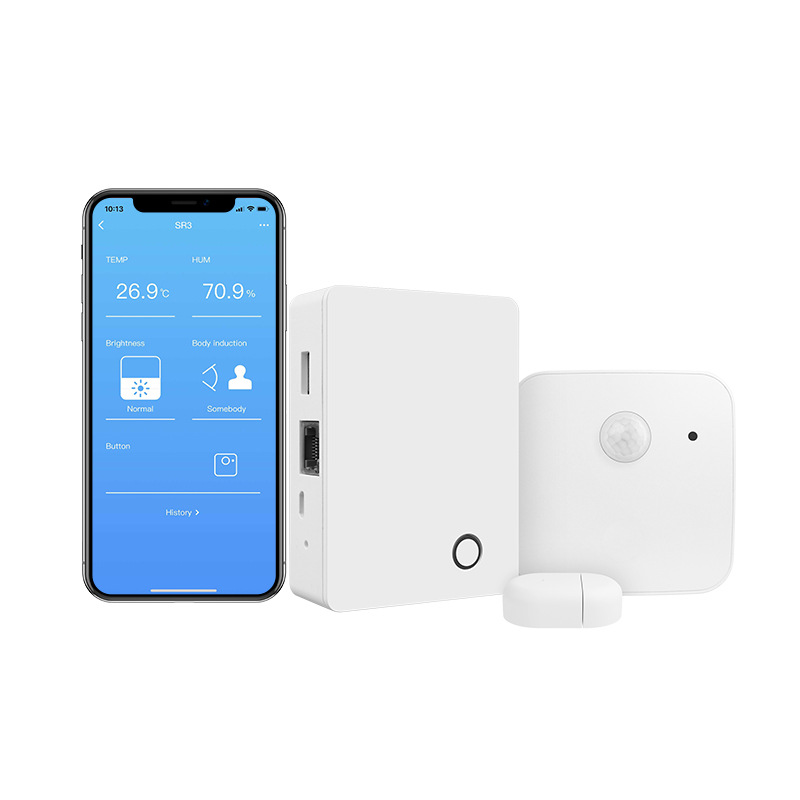 BroadLinkMSK1智能家居安全门磁红外温湿度传感器套件智能安防