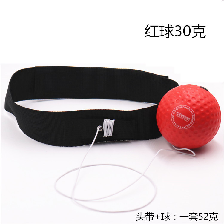 New nylon belt boxing reaction ball head mounted Sanda fight training equipment head mounted boxing speed ball
