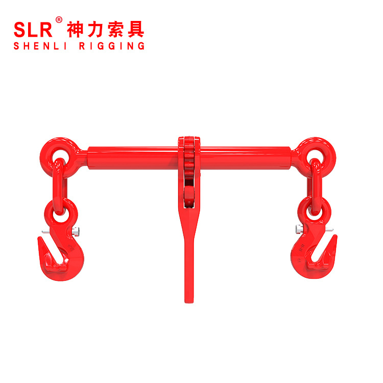 神力索具G80合金钢带焊接环挡销抓钩棘轮式拉紧器厂家批发