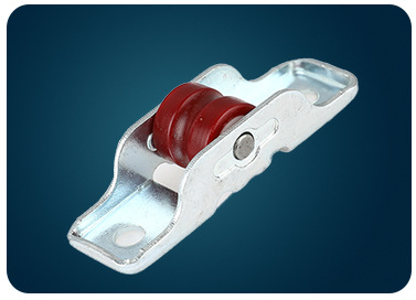 欧莱五金单槽轮铝合金白色尼龙滑轮厂家供应