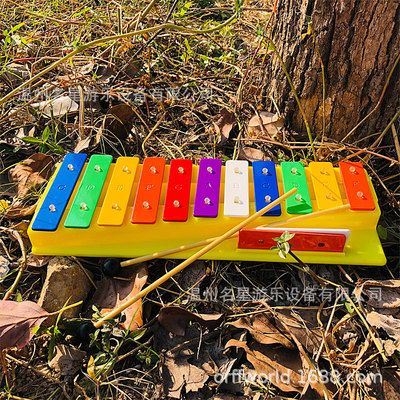 Orff instruments 11 Knock piano children Blow Musical Instruments colour Tone 11 Aluminum piano steel plate