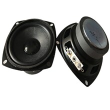 工厂现货3寸方形8欧15W低音橡胶边喇叭77m外磁金刚烤黑喇叭扬声器