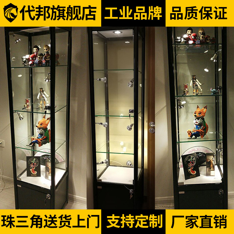 玩具模型古玩展示架珠宝古董陈列柜展示柜玻璃柜饰品展柜厂家直销