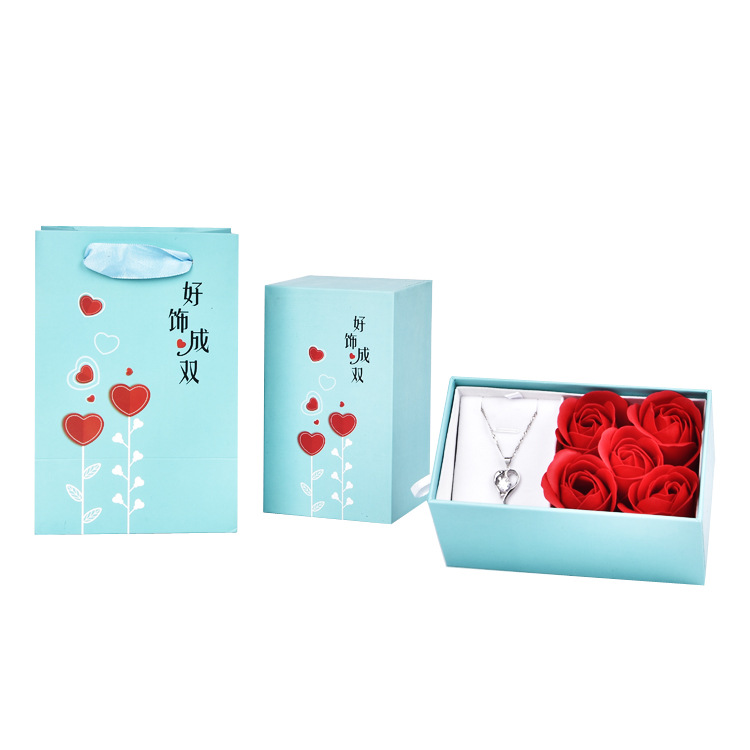 厂家现货批发抽屉首饰盒子手表玫瑰花礼盒