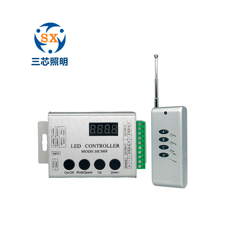 HCOO8幻彩灯带 /铝壳幻彩控制器 厂家直销 led控制器|ru