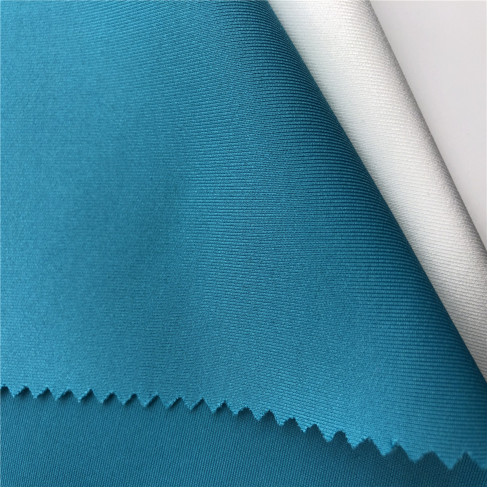 莱卡针织面料空气层 运动服休闲裤子健康布 双面针织面料